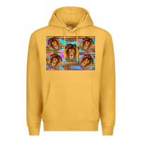 Mustard lion Premium Hoodie - Artiststas