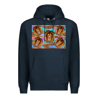 Navy lion Premium Hoodie - Artiststas