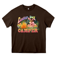 Chocolate Brown Easter Day Camper Heavy Core Tee - HowdyJamesFarm