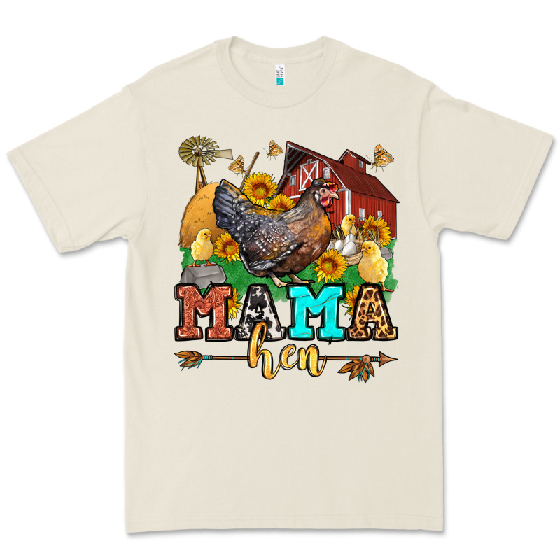 Mama Hen Western Olivia Premium Tee by OliviaCreatesArt | Teevron
