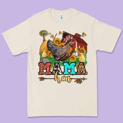 Mama Hen Western Olivia Premium Tee Designed By Oliviacreatesart