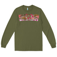 Army Green Howdy Valentine Long Sleeve Tee - CowhideDigitalArt