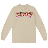 Mushroom Howdy Valentine Long Sleeve Tee - CowhideDigitalArt