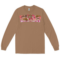 Toasted Coconut Howdy Valentine Long Sleeve Tee - CowhideDigitalArt