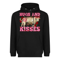 Hugs And Kisses Charolais Bull Heavyweight Hoodie | Teevron