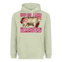 Matcha hugs and kisses charolais bull Heavyweight Hoodie - RanaPortraitStore