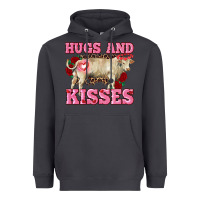Smoke hugs and kisses charolais bull Heavyweight Hoodie - RanaPortraitStore