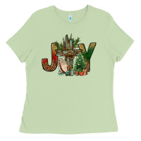 Matcha joy christmas with cross bbs Ladies Tee - BundleAndBundleShop