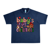 Navy baby's first christmas Urban Heavy Tee - FaDigitalArtStudio