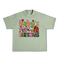 Oil Green baby's first christmas Urban Heavy Tee - FaDigitalArtStudio