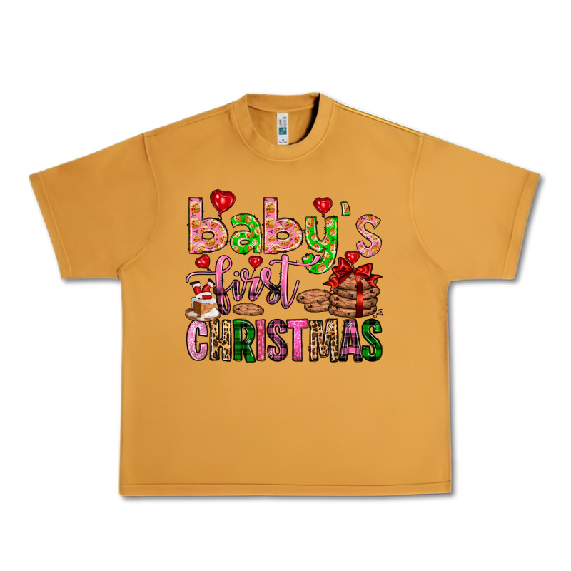 Baby's First Christmas Urban Heavy Tee by FaDigitalArtStudio | Teevron