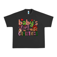 Pigment Black baby's first christmas Urban Heavy Tee - FaDigitalArtStudio