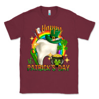 Burgundy Happy Dentist St. Patrick's Day Classic Tee - HowdyJamesFarm