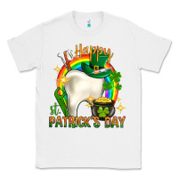 White Happy Dentist St. Patrick's Day Classic Tee - HowdyJamesFarm