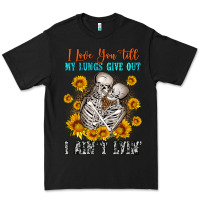 Black i love you till my lungs give out Premium Tee - OliviaCreatesArt