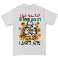 Dove Grey i love you till my lungs give out Premium Tee - OliviaCreatesArt