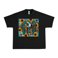 Black western blessed sunflower's Urban Heavy Tee - RanaPortraitStore