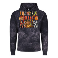 Cloud Black Thankful Little Mon Vintage Hoodie - CowhideDigitalArt