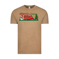 Vintage Coffee christmas is coming Vintage Tee - BundleAndBundleShop
