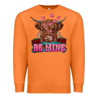Carrot be mine highland cow Premium Sweatshirt - RanaPortraitStore