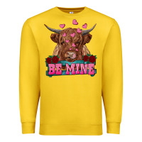 Lemon be mine highland cow Premium Sweatshirt - RanaPortraitStore