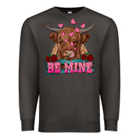 Smoke be mine highland cow Premium Sweatshirt - RanaPortraitStore