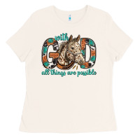 Bone with god all things are possible with horse bbs Ladies Tee - BundleAndBundleShop
