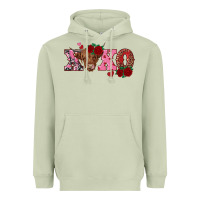 Matcha xoxo highland cow Heavyweight Hoodie - RanaPortraitStore