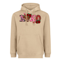 Mushroom xoxo highland cow Heavyweight Hoodie - RanaPortraitStore