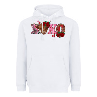 White xoxo highland cow Heavyweight Hoodie - RanaPortraitStore