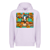 Lilac Cow fall pumpkin Premium Hoodie - Artiststas