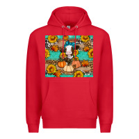 Red Cow fall pumpkin Premium Hoodie - Artiststas