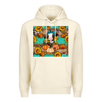 Sandshell Cow fall pumpkin Premium Hoodie - Artiststas