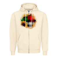 Sandshell sunflower christmas patch3 Zipper Hoodie - JahusDesignShop