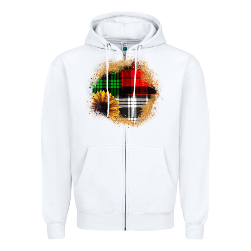 Sunflower Christmas Patch3 Zipper Hoodie by JahusDesignShop | Teevron