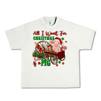 Pistachio all i want for christmas is a pig Urban Heavy Tee - FaDigitalArtStudio