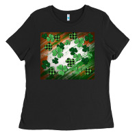 Black St. patricks day Ladies Tee - FaDigitalArtStudio