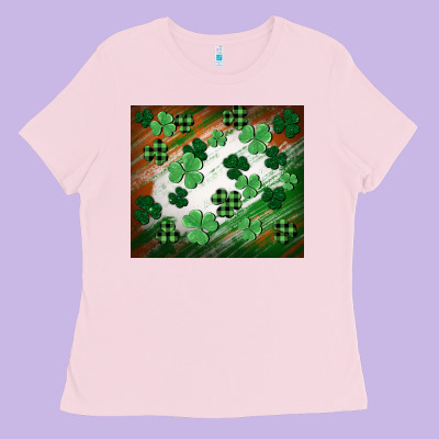St. Patricks Day Ladies Tee Designed By Fadigitalartstudio