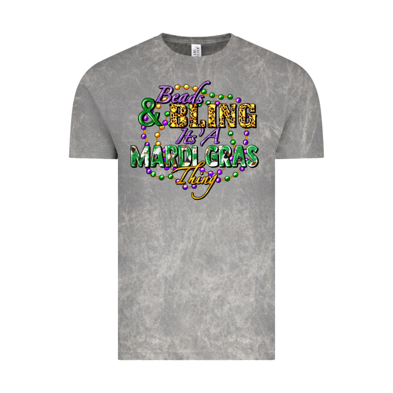 Heads And Bling It's' A Mardi Gras Thing Vintage Tee by FaDigitalArtStudio | Teevron
