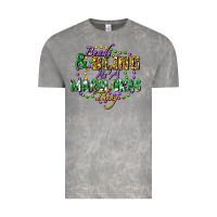 Cloud Rock heads and bling it's' a mardi gras thing Vintage Tee - FaDigitalArtStudio