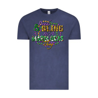 Vintage Denim heads and bling it's' a mardi gras thing Vintage Tee - FaDigitalArtStudio