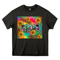 Asphalt Mom rainbow sunflower Heavy Core Tee - CowGirlArtShop