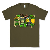 Army Green St. Patrick's Day coffee cups Classic Tee - HowdyJamesFarm