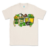 Natural St. Patrick's Day coffee cups Classic Tee - HowdyJamesFarm