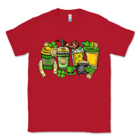 Red St. Patrick's Day coffee cups Classic Tee - HowdyJamesFarm