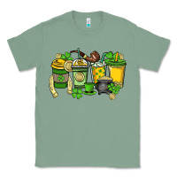 Sage St. Patrick's Day coffee cups Classic Tee - HowdyJamesFarm