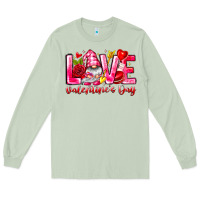 Matcha Love Valentines Day Gnome Long Sleeve Tee - CowhideDigitalArt