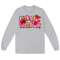 Moon Dust Love Valentines Day Gnome Long Sleeve Tee - CowhideDigitalArt