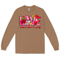Toasted Coconut Love Valentines Day Gnome Long Sleeve Tee - CowhideDigitalArt
