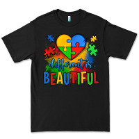 Black different is beautiful autism Premium Tee - OliviaCreatesArt